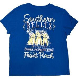 Benny & Belle Graphic Southern Belles Golden Retriever T Shirt Puppies Dog Lover